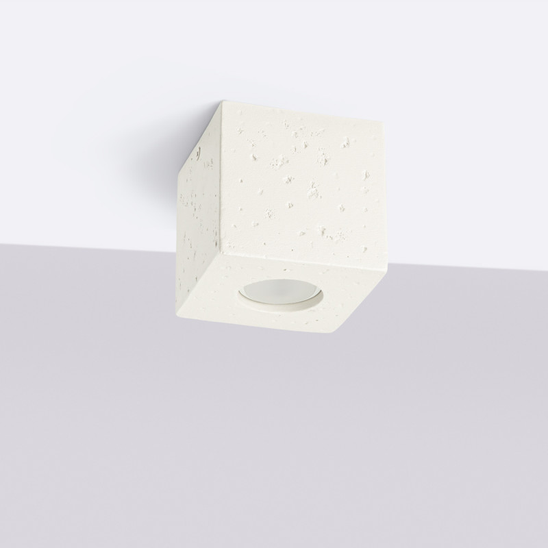 Sollux Stropné svietidlo QUAD betónové béžové