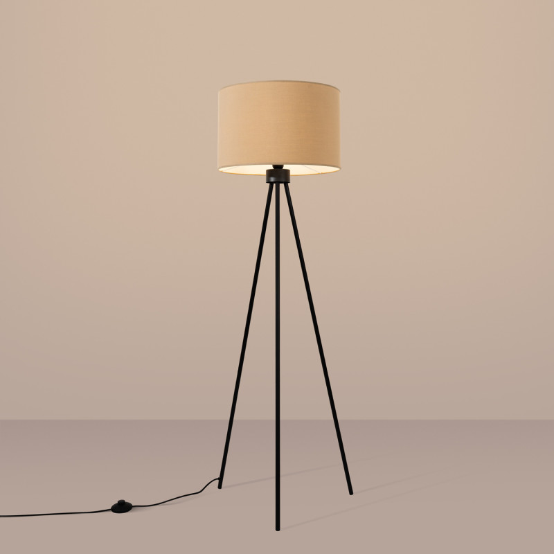 Sollux Stojacia lampa NEVIA béžová