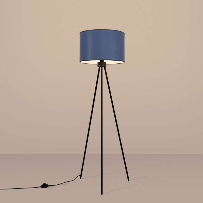 Sollux Stojacia lampa NEVIA navy