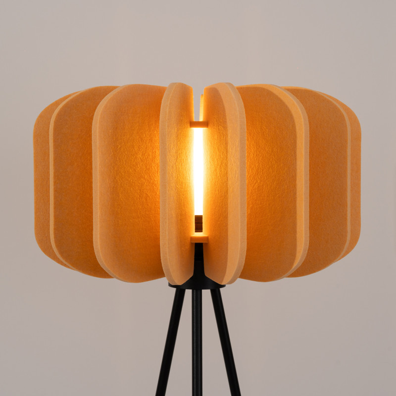 Sollux Stojacia lampa MULA 45 žltá