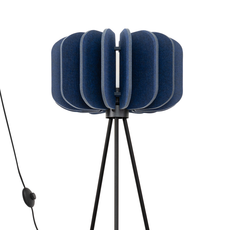 Sollux Stojacia lampa MULA 45 navy