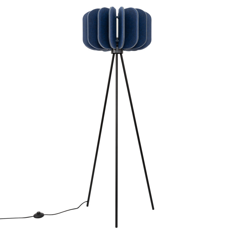 Sollux Stojacia lampa MULA 45 navy