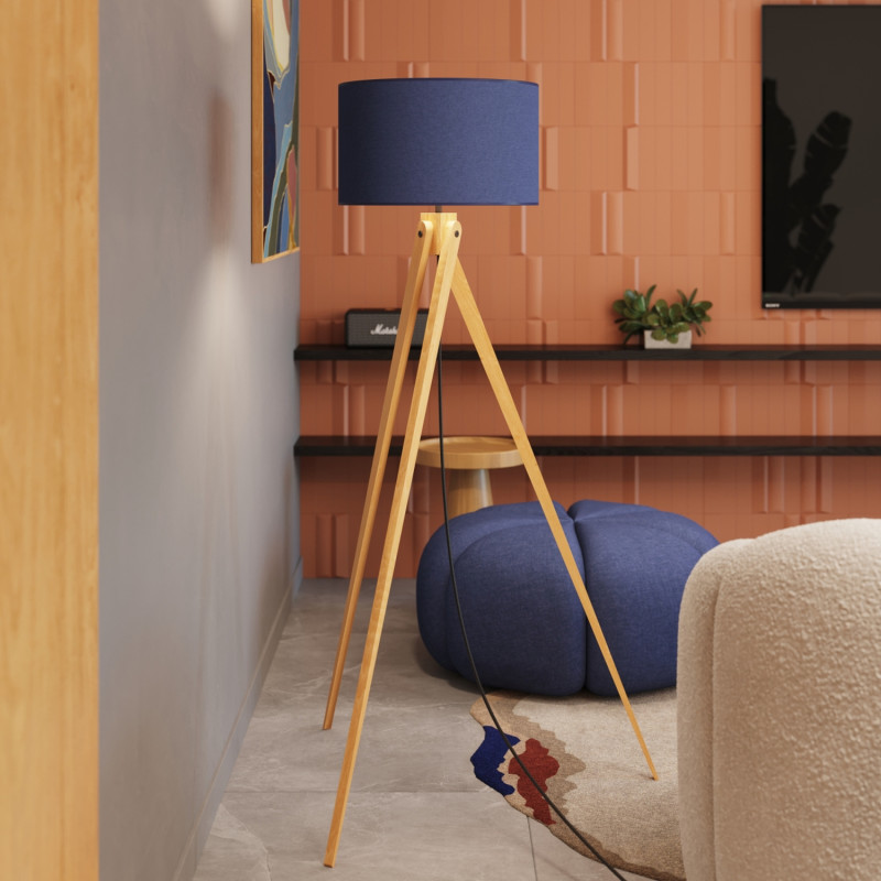 Sollux Stojacia lampa NATT navy
