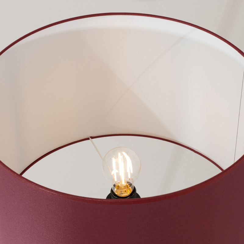 Sollux Stojacia lampa NATT bordová