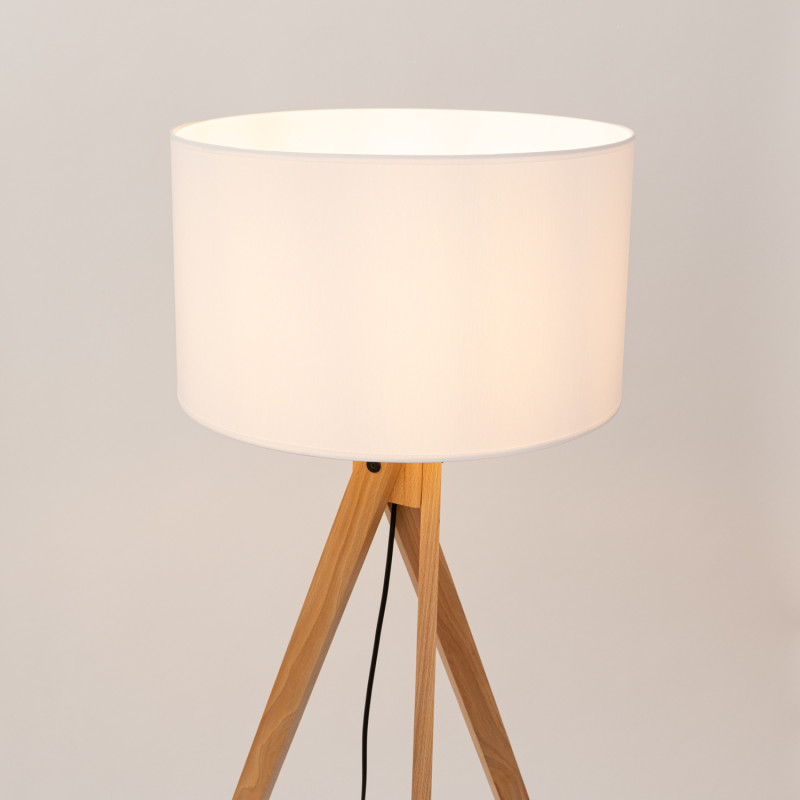Sollux Stojacia lampa NATT biela