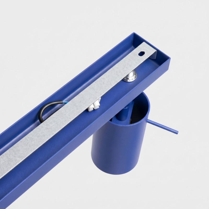 Sollux Stropné svietidlo RING 4L ultramarínové