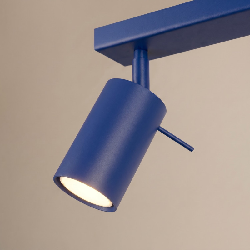 Sollux Stropné svietidlo RING 4L ultramarínové