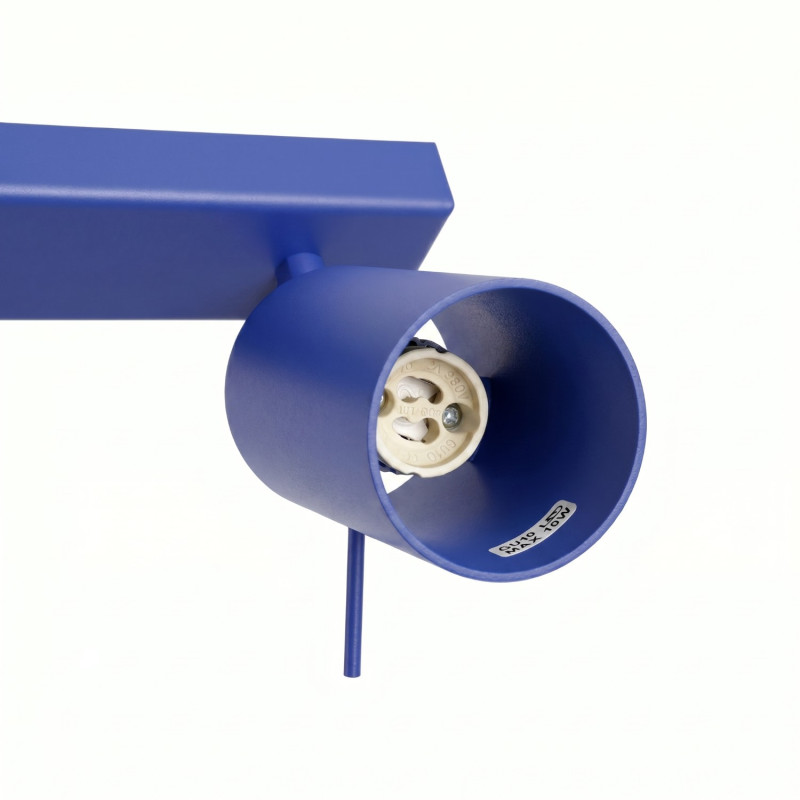 Sollux Stropné svietidlo RING 6L ultramarínové
