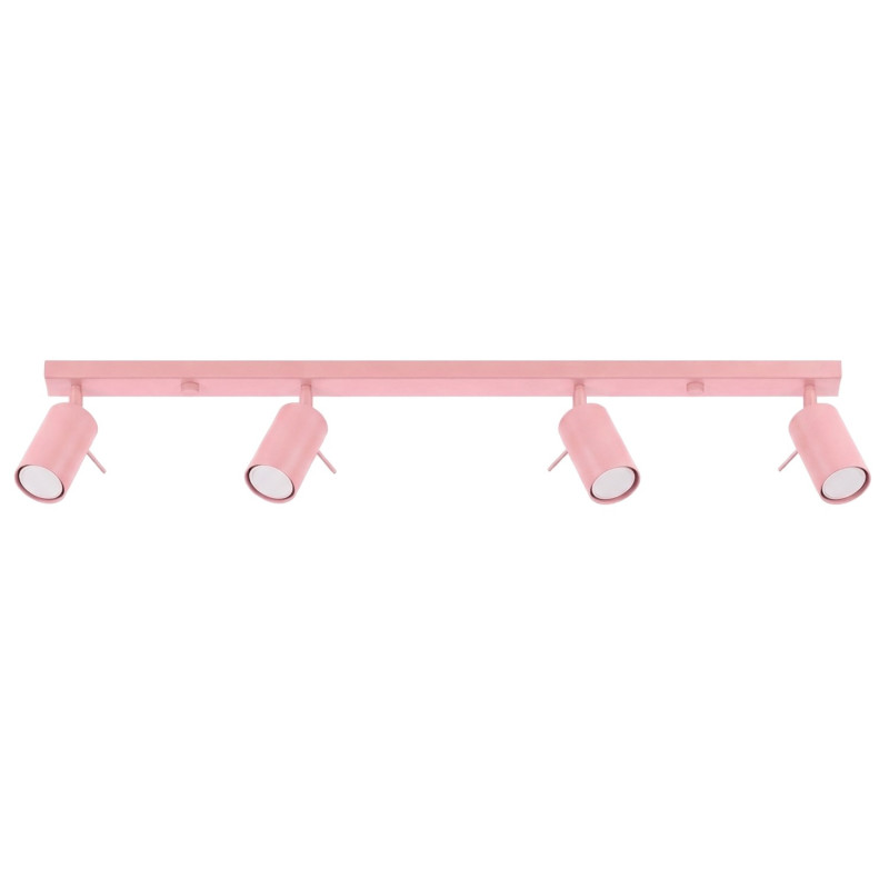 Sollux Stropné svietidlo RING 4L růžové