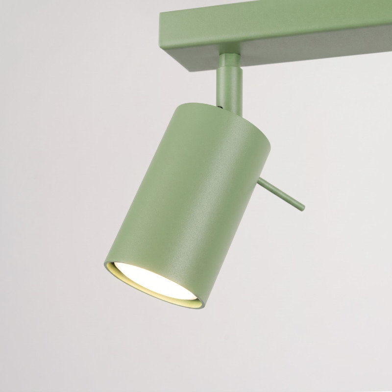 Sollux Stropné svietidlo RING 3L šalviové