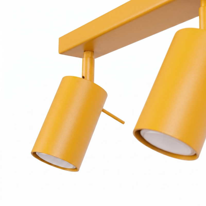 Sollux Stropné svietidlo RING 3L žlté