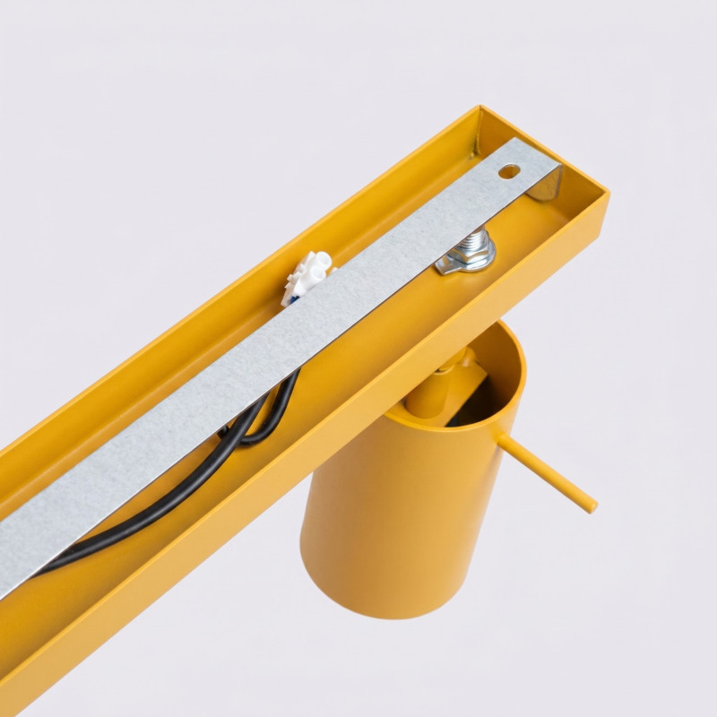 Sollux Stropné svietidlo RING 4L žlté