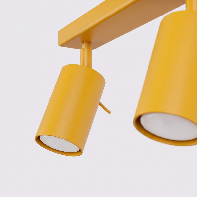 Sollux Stropné svietidlo RING 4L žlté