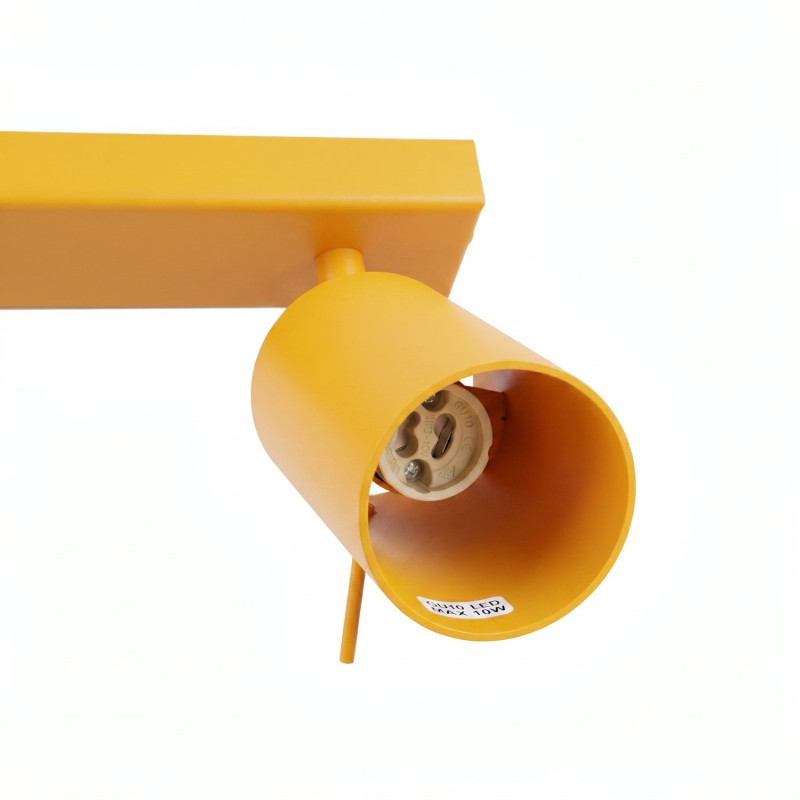 Sollux Stropné svietidlo RING 6L žlté