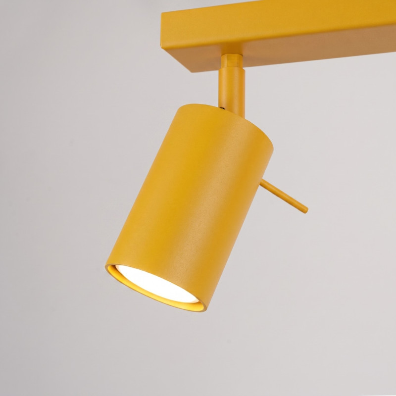 Sollux Stropné svietidlo RING 6L žlté