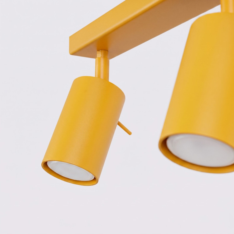 Sollux Stropné svietidlo RING 6L žlté