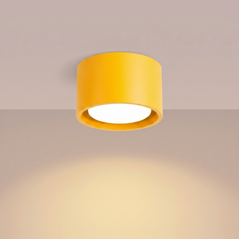 Sollux Stropné svietidlo MODO 1 žlté Gx53