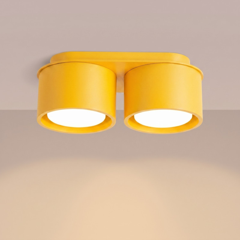 Sollux Stropné svietidlo MODO 2 žlté Gx53
