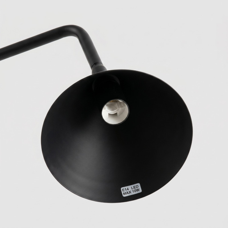 Sollux Stolná lampa NOX čierne