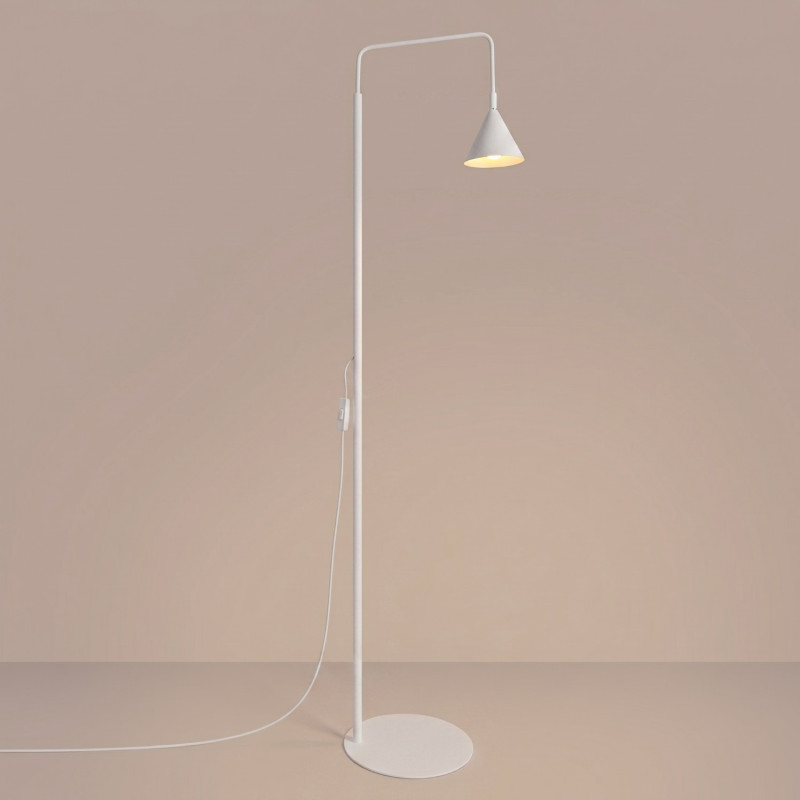 Sollux Stojacia lampa NOX biele