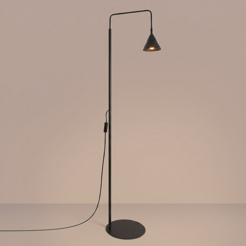 Sollux Stojacia lampa NOX čierne