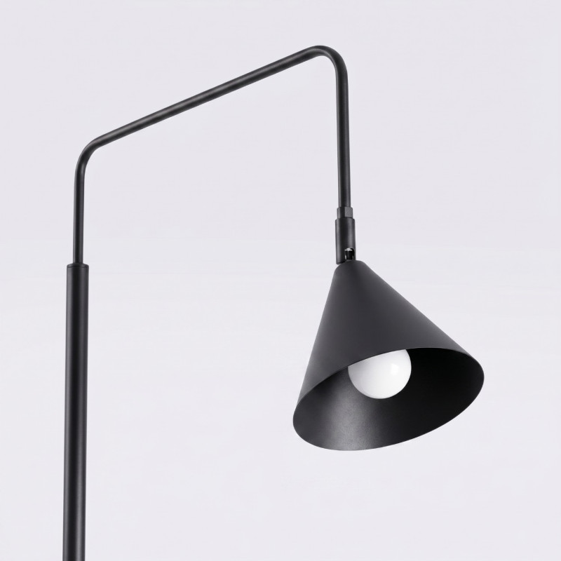 Sollux Stojacia lampa NOX čierne
