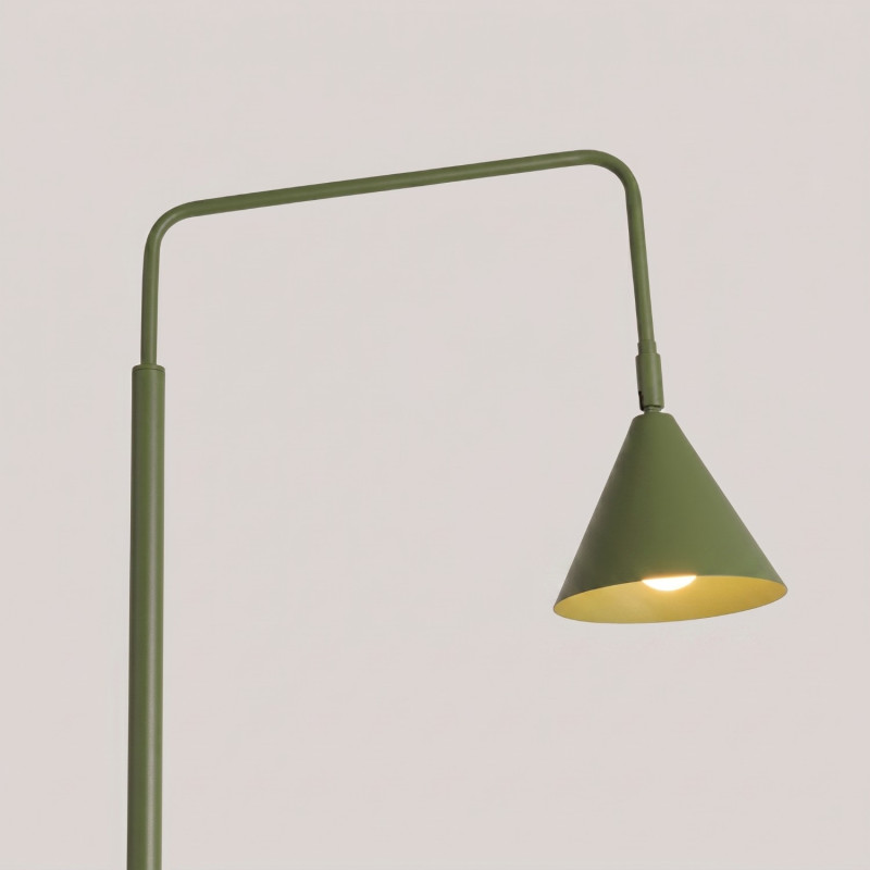 Sollux Stojacia lampa NOX olivovo zelené