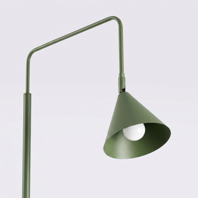 Sollux Stojacia lampa NOX olivovo zelené