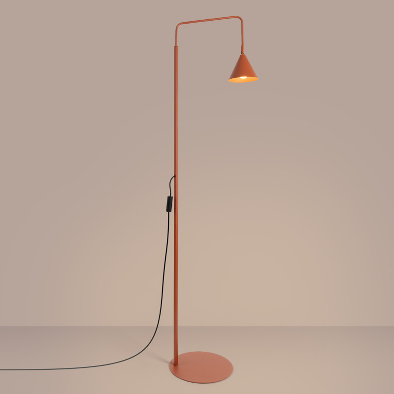 Sollux Stojacia lampa NOX červený okr