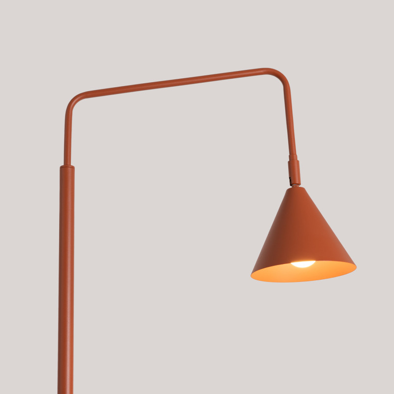 Sollux Stojacia lampa NOX červený okr