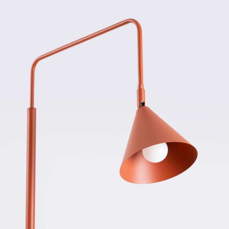 Sollux Stojacia lampa NOX červený okr
