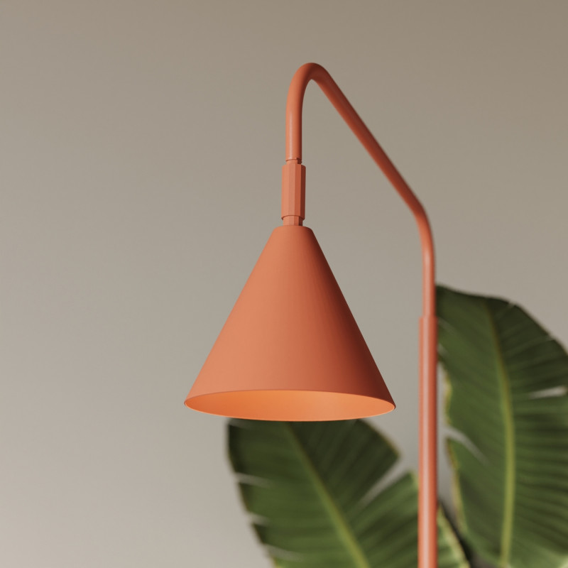 Sollux Stojacia lampa NOX červený okr