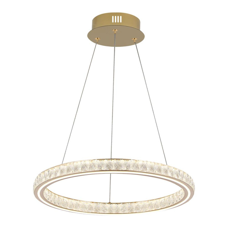 LUXERA TENOY LED/36W,3000-6000K, GOLD, PENDANT