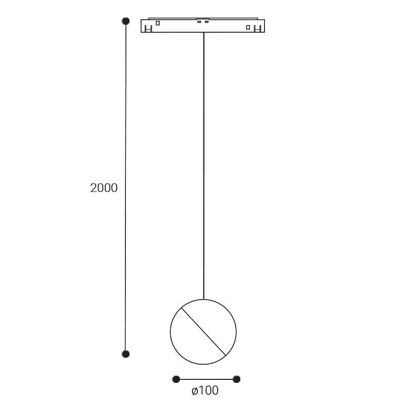LED2 MAG LOCO Z, W DALI 10W 3000K 6301031D