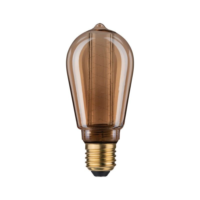 LED Vintage žárovka ST64 Inner Glow 4W E27 zlatá s vnitřní spirálou - PAULMANN