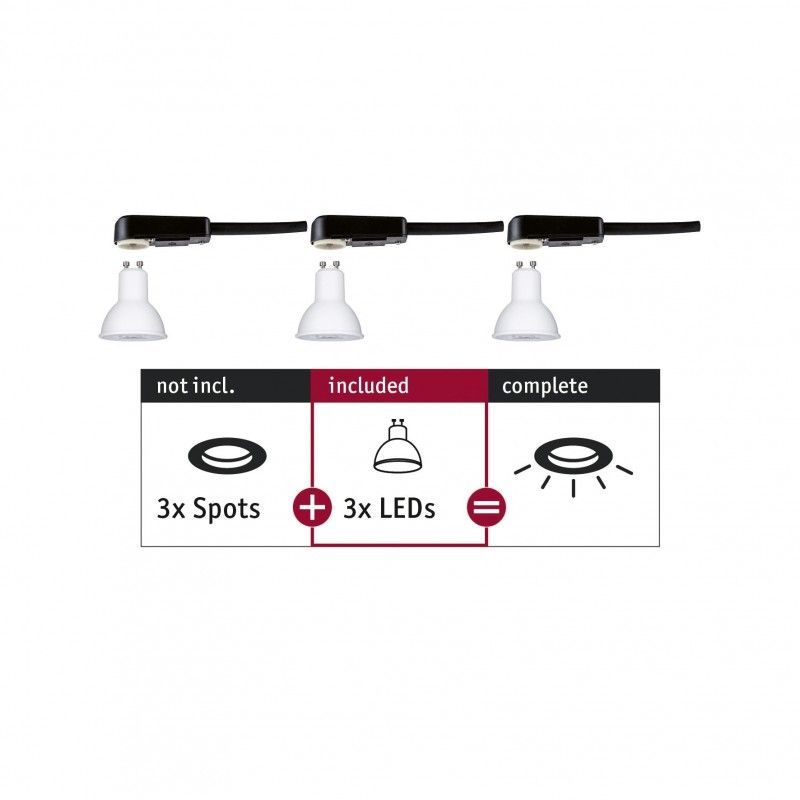 Žárovky Choose LED-Modul GU10 3x6,5W 2.700 - PAULMANN