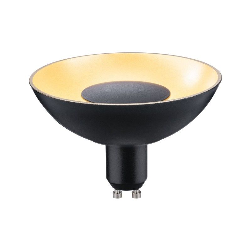 LED reflektor černá zlatá 4,9W GU10 230V 3-krokové-stmívatelné - PAULMANN