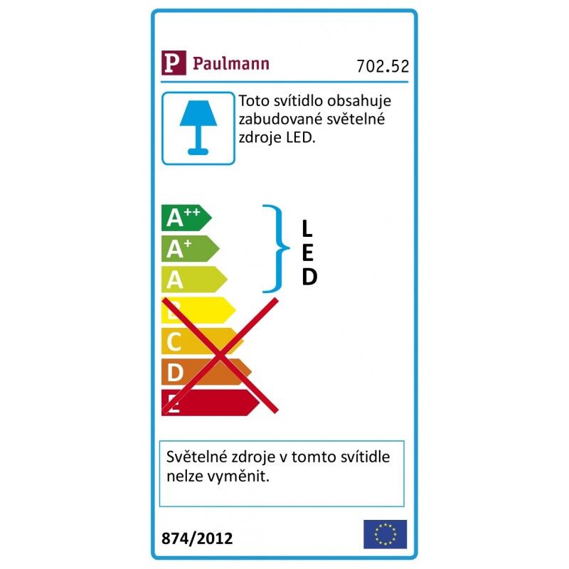 LED pásek ECO Stripe RGB 3m 14,5W 12V 702.52 - PAULMANN