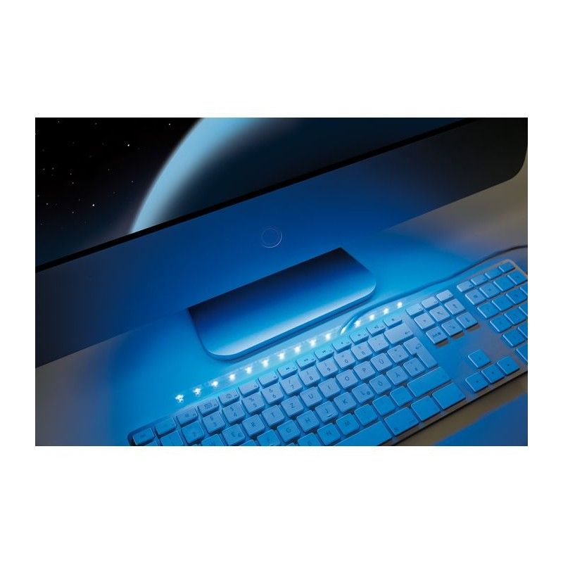 USB LED-pásek modrá 30cm bílá, kov, plast 704.56 - PAULMANN