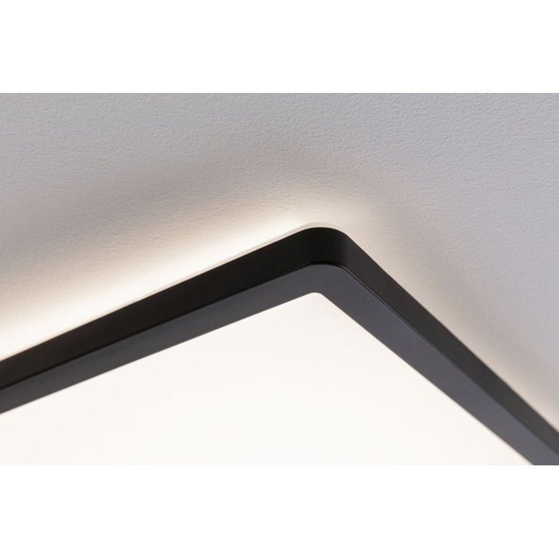 LED Panel Atria Shine hranaté 190x190mm 3000K černá - PAULMANN