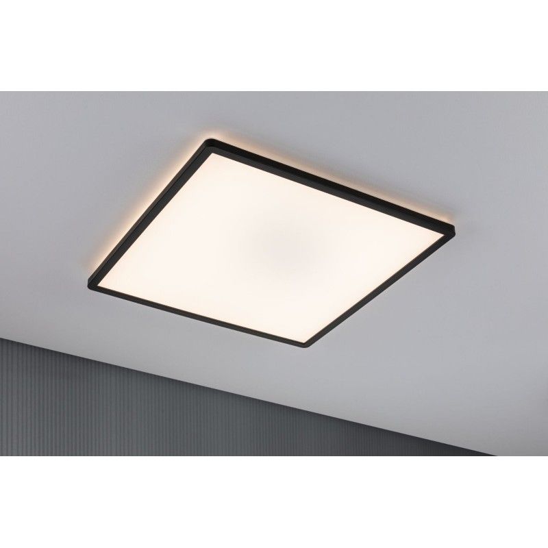 LED Panel 3-krokové-stmívatelné Atria Shine hranaté 420x420mm 3000K černá - PAULMANN