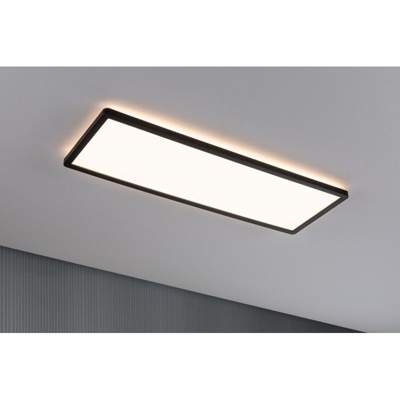 LED Panel 3-krokové-stmívatelné Atria Shine hranaté 580x200mm 3000K černá - PAULMANN