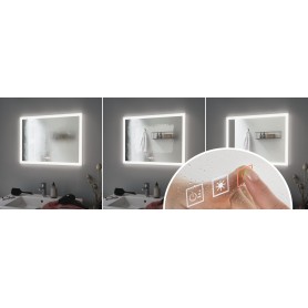 HomeSpa LED zrcadlo s osvětlením Mirra hranaté IP44 zrcadlo/bílá 22W WhiteSwitch - PAULMANN