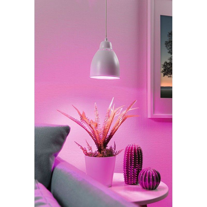 Závěsné svítidlo Neordic Hilla 1-ramenné pro osvětlení rostlin bílá bez zdroje světla max. 40W E27 - PAULMANN