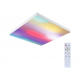 LED Panel Velora Rainbow dynamicRGBW hranaté 450x450mm RGBW bílá - PAULMANN