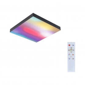 LED Panel Velora Rainbow dynamicRGBW hranaté 295x295mm RGBW černá - PAULMANN
