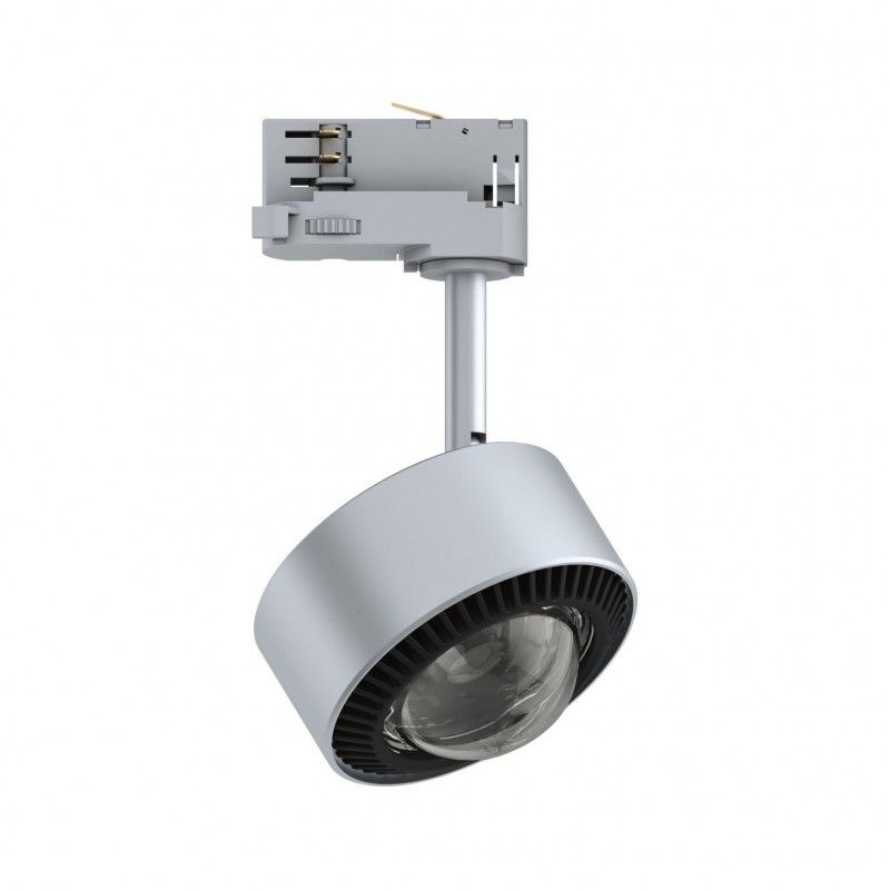 ProRail3 LED lištový spot Aldan 8,5W 3000K 230V stříbrná/černá - PAULMANN
