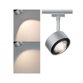 URail LED spot Aldan 1x9W černá/matný chrom stmívatelné 955.19 - PAULMANN