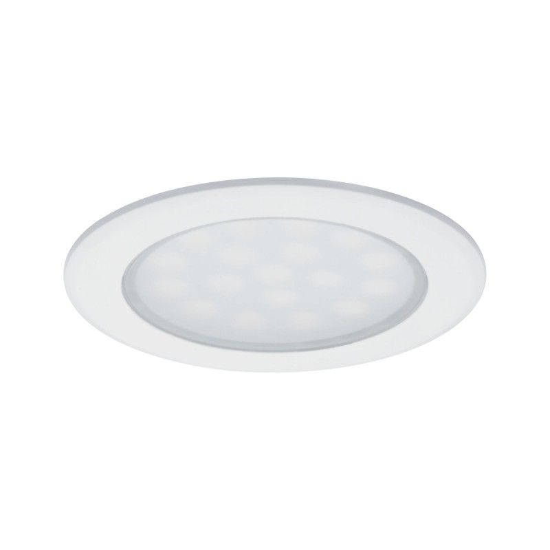 LED nábytkové vestavné svítidlo kruhové 2ks sada 2x2,5W bílá mat 999.21 - PAULMANN