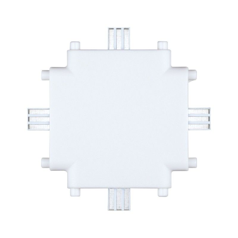 Nábytkové svítidlo Clever Connect X-spojka Border bílá mat 12V - PAULMANN